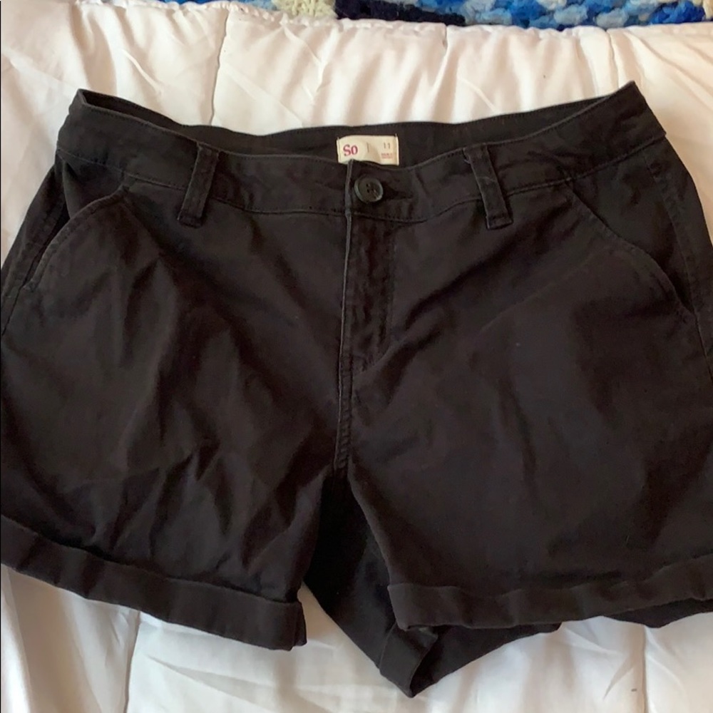 So Black Shorts